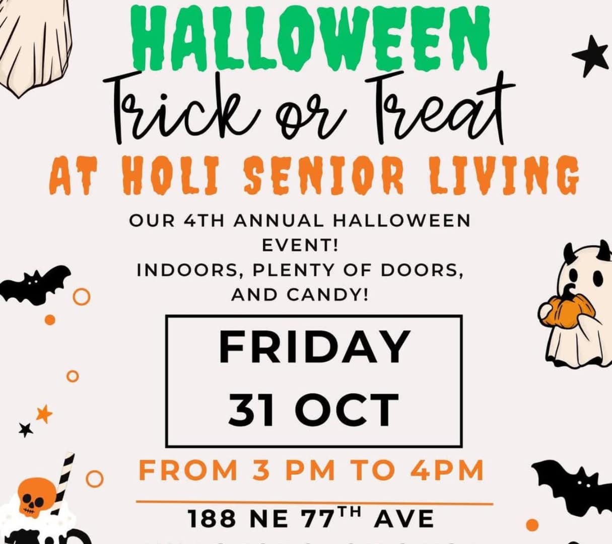 Trick or Treat Holi Senior Living