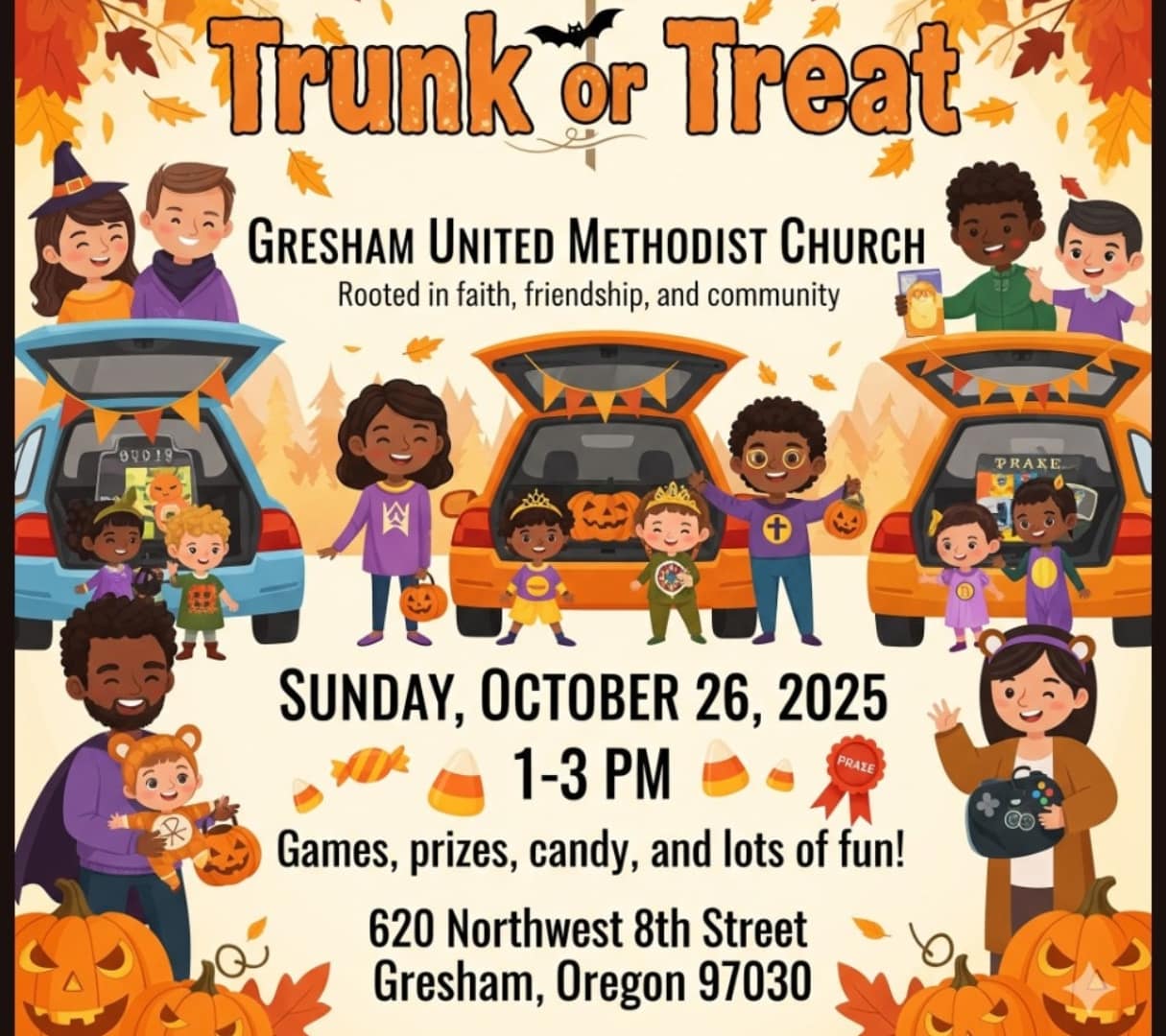 Trunk or Treat Gresham United Methodist