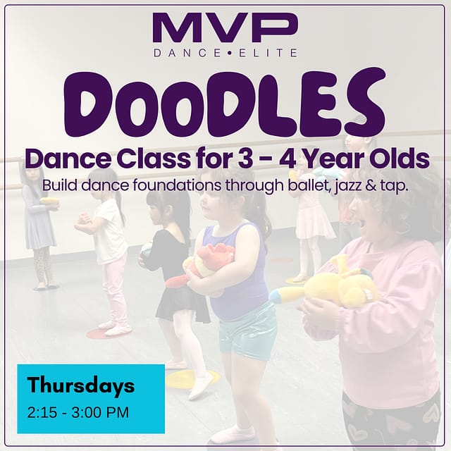 Creative Movement Dance Class for 3-4 Year Olds at MVP Dance Elite in Portland
