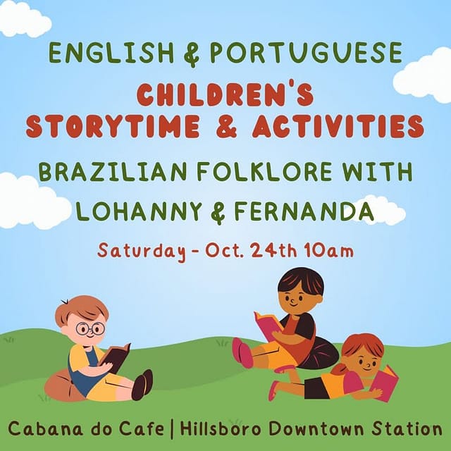 Bilingual Storytime with Lohanny and Fernanda at Hillsboro Downtown Station in Portland