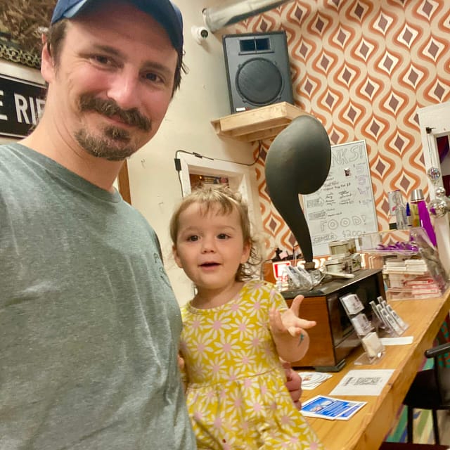 Tiny Tunes With Cameron and Sadie at B-Side Records Vintage in Portland