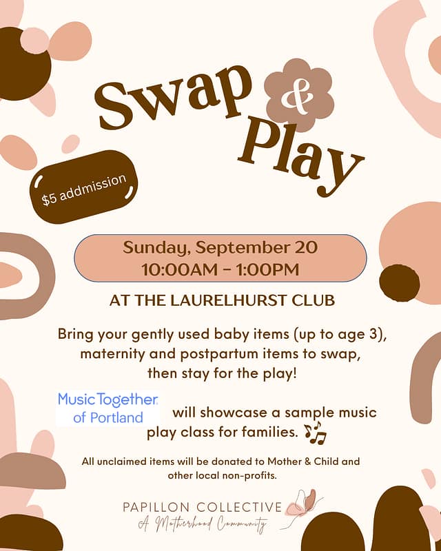 Swap & Play! by Papillon Collective at The Laurelhurst Club in Portland