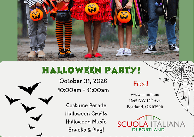 Halloween Party at Scoula Italiana at Scuola Italiana in Portland