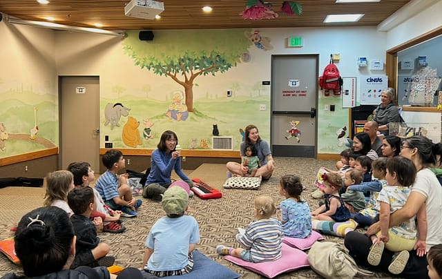 Early Childhood Mandarin Music and Movement Class at Lake Oswego Library in Portland