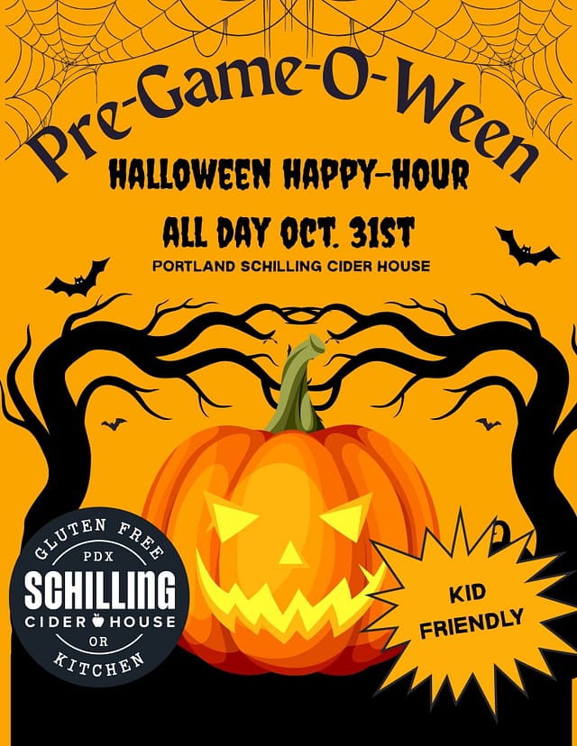Pre-Game-O-Ween at Portland Schilling Cider House in Portland