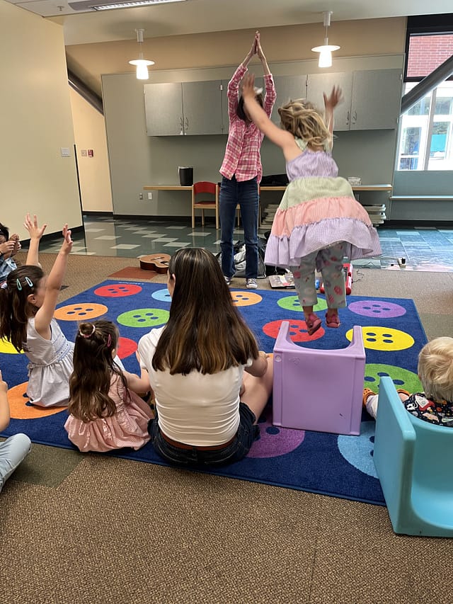 Early Childhood Mandarin Music and Movement Class at Tigard Library in Portland