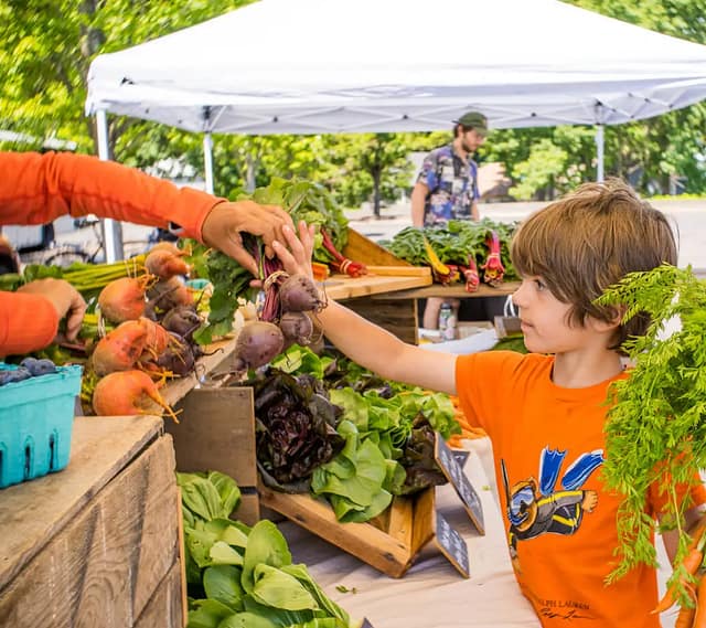 Farmers Market Fun at PDX Parent in Portland