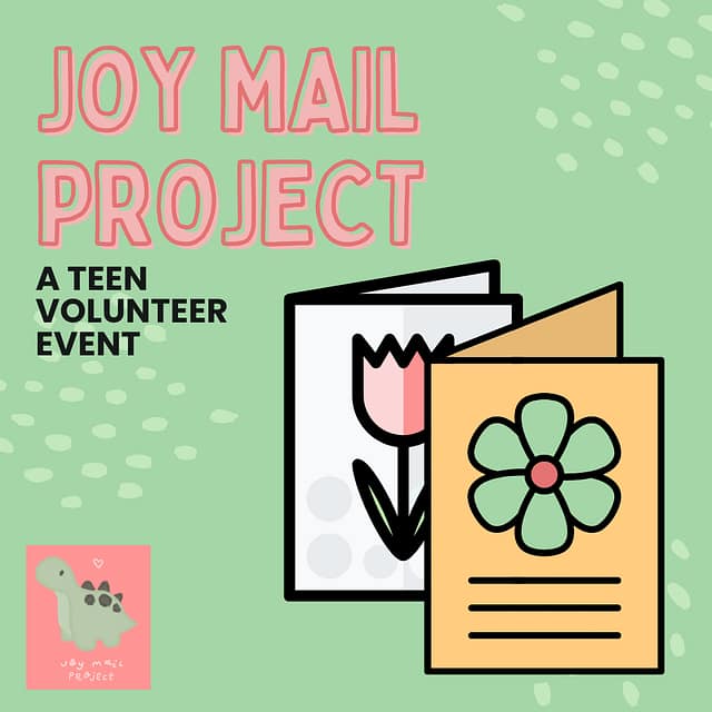 Joy Mail Project – A Volunteer Event for Teens at Lake Oswego Public Library in Portland