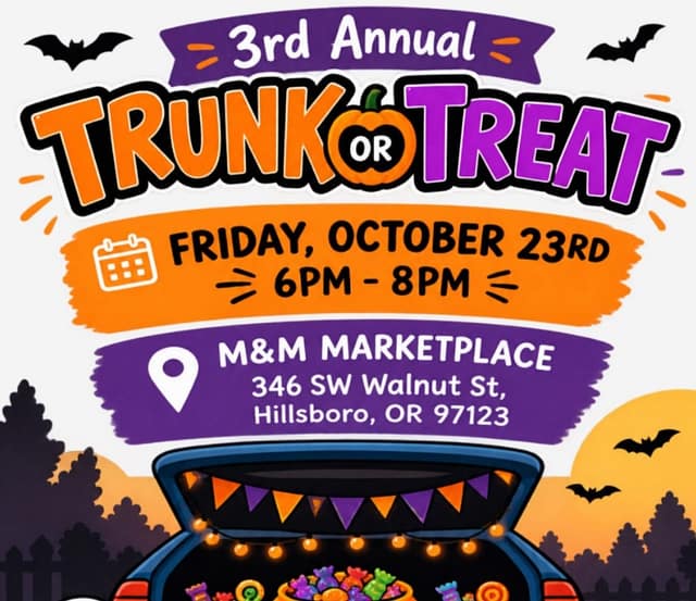 Trunk-or-Treat at MM Marketplace at MM Marketplace in Hillsboro in Portland