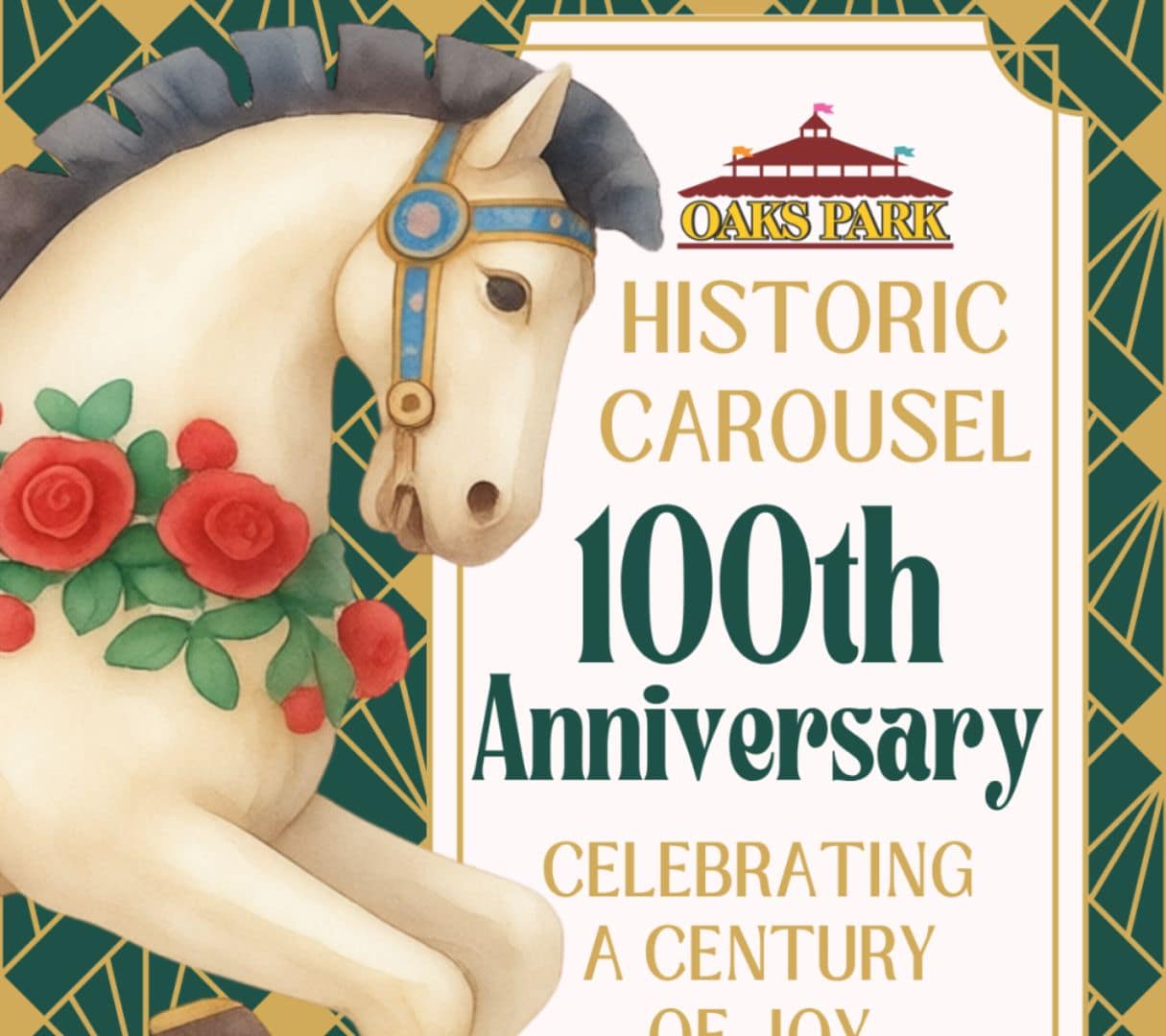 National Carousel Day at Oaks Amusement Park