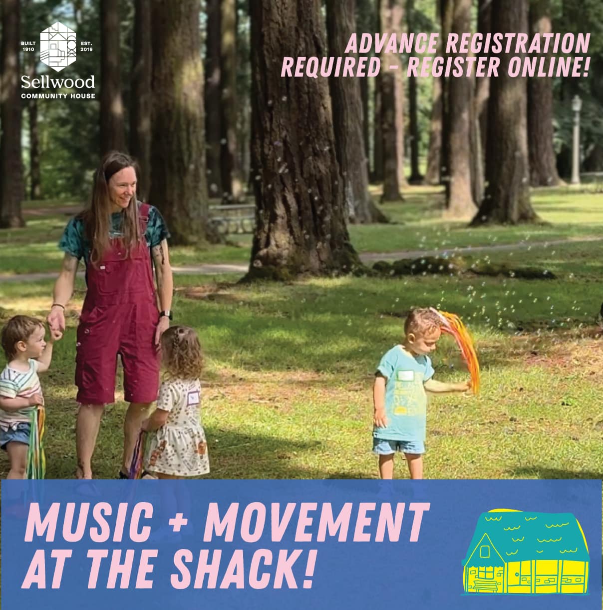 Music & Movement at The Shack at Sellwood Park